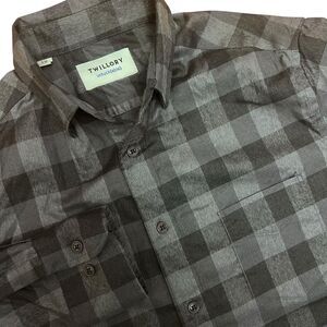Twillory Shirt Men's Plaid Button Up S/M